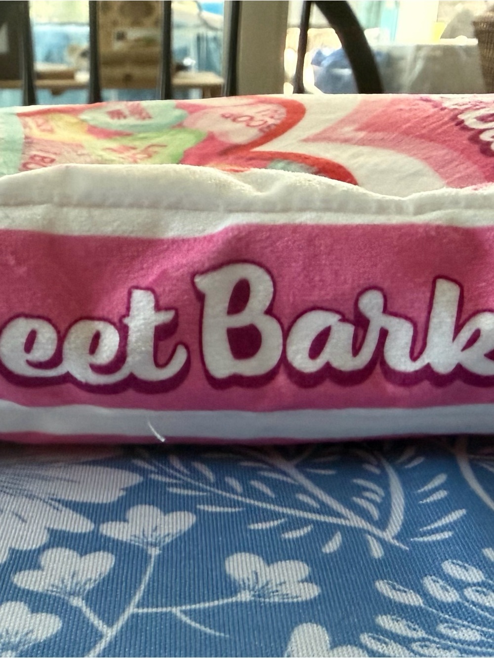 Sweet Barks Candy Farts Pink Plush Dog Toy - Picture 5 of 5